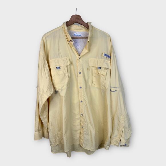 Columbia Mens size XXL Infiniti Logo PFG Bahama II Long Sleeve Shirt 1011621 - Picture 1 of 10